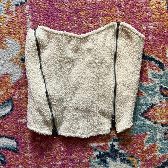 Out From Under Fleece Double-Zip Corset - Picture 1 of 6